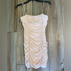 hello molly light pink sparkly dress